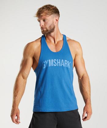 Stringers Męskie Gymshark Power Niebieskie | PL 3711UZG